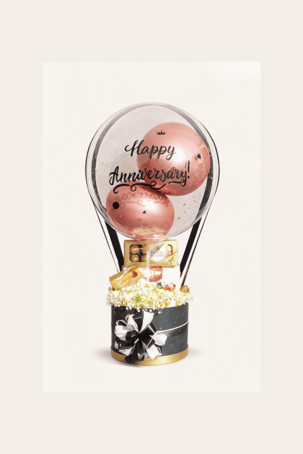 Happy Anniversary Air Balloon Gift Hamper
